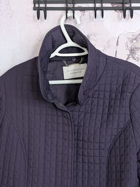 Windsmoor Quilted Puffer Jacket in Deep Plum